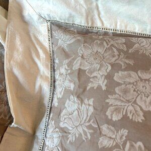 Wamsutta King Floral Jacquard Duvet Cover & Shams Set